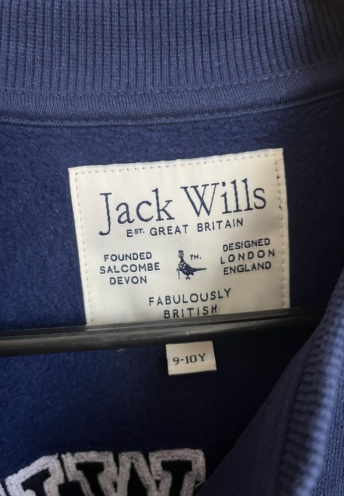 Шикарная модная кофта-бомбер Jack Wills для подростка, 9-10 лет