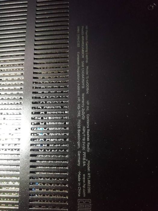 HP Pavilion Gaming 15-cx0016nc