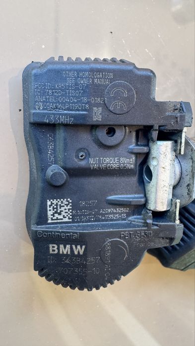 Czujniki cisnienia opon bmw continetal 433mhz