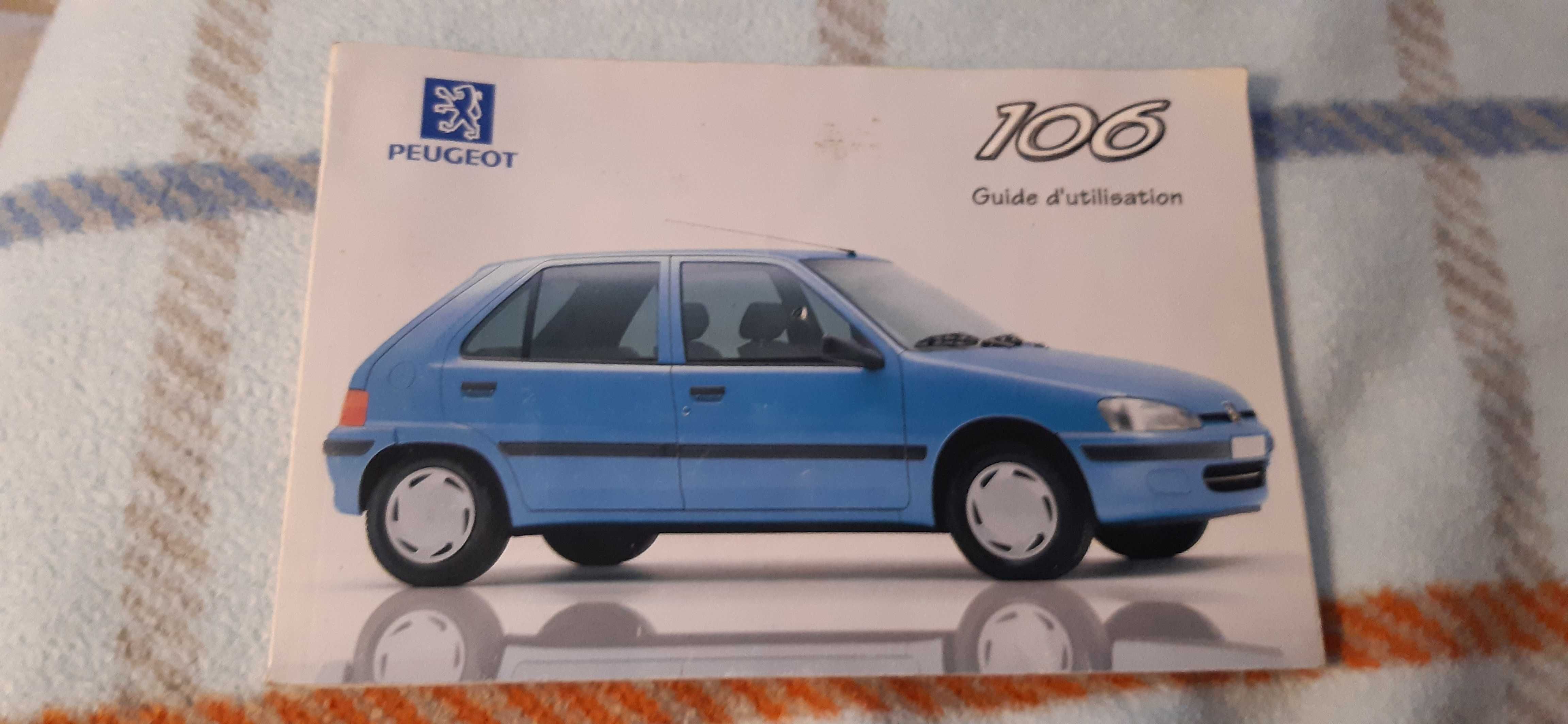 stara instrukcja do peugeot 106 dla kolekcjonerów starej motoryzacji