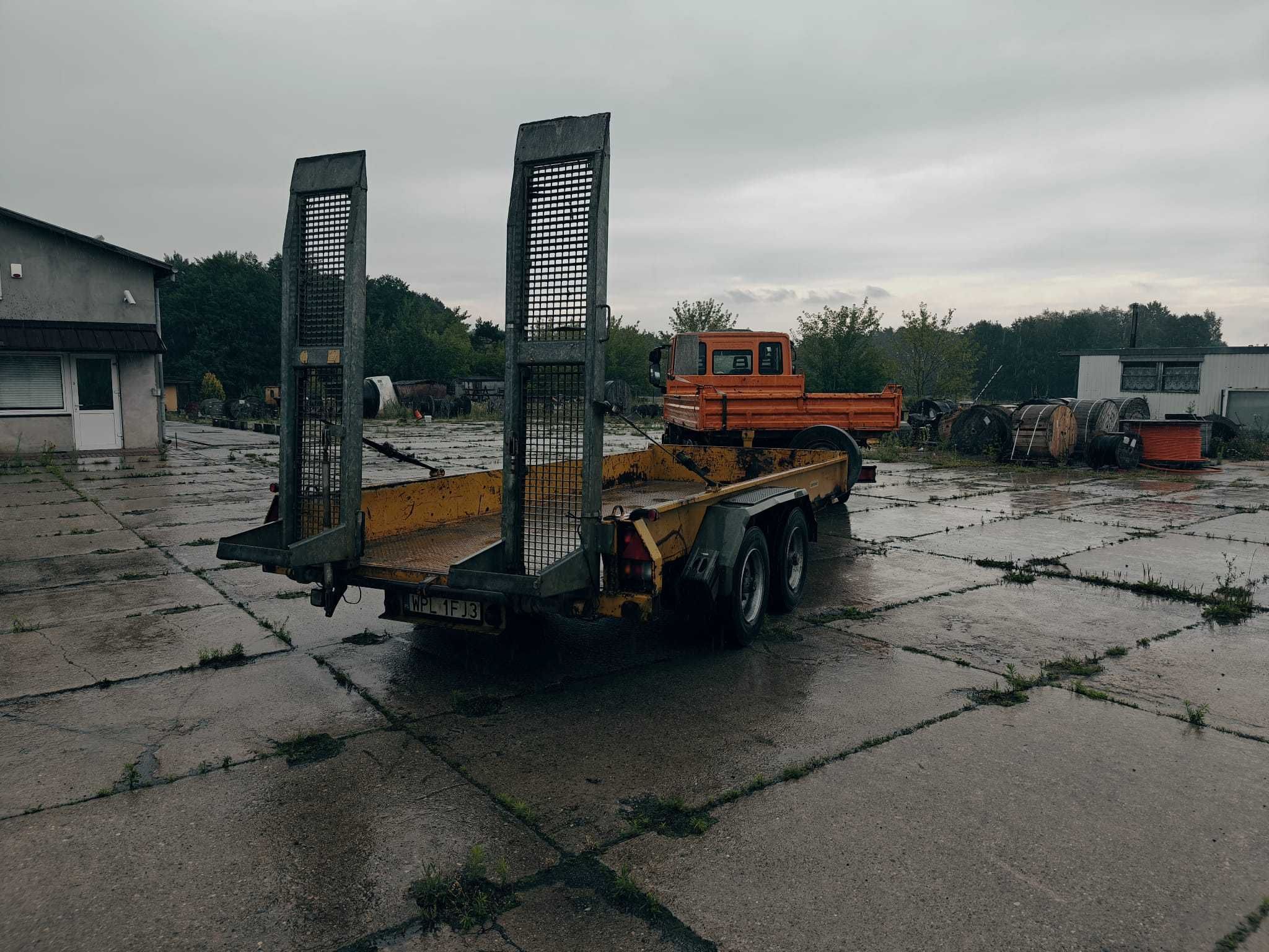 Iveco Eurocargo 75E80 WYWROTKA 2008 z przyczepą do koparek