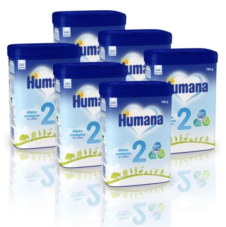 HUMANA 2 -750г суміш (смесь) молоко для дитячого харчування NEW Польщa