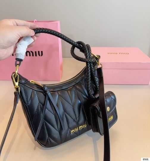 Miu Torebka  damska torba, skora  190249