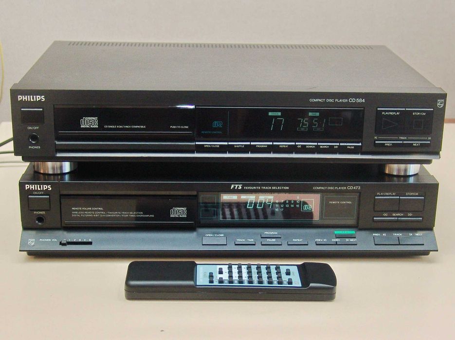CD плеер Philips CD 584, Philips CD 473 (ЦАП TDA1541).