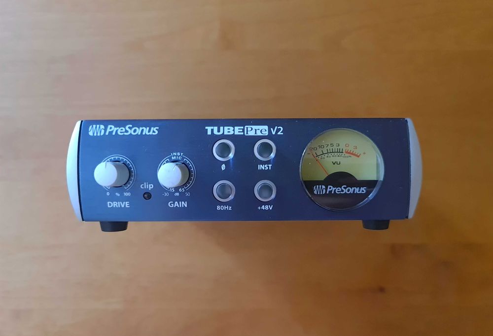 PreSonus® TubePre V2 - Pré-amplificador de tubo compacto