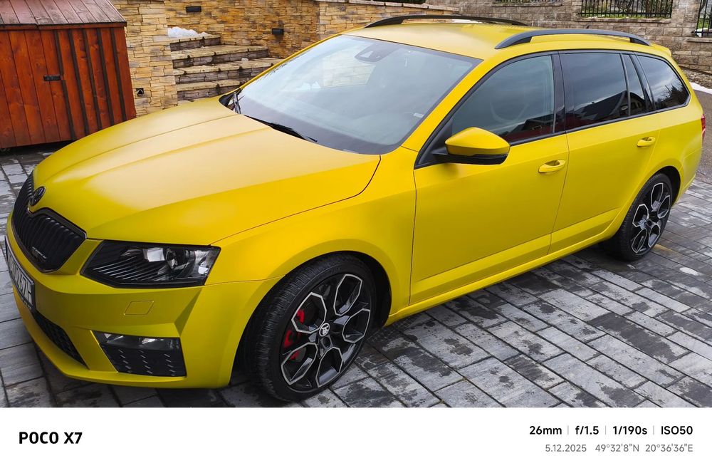 Skoda Octavia Skoda Octavia 2.0 TDI VRS 184 KM DSG 2015 rok