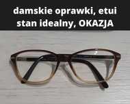 Oprawki damskie, marka własna Vision Express, stan idealny, etui