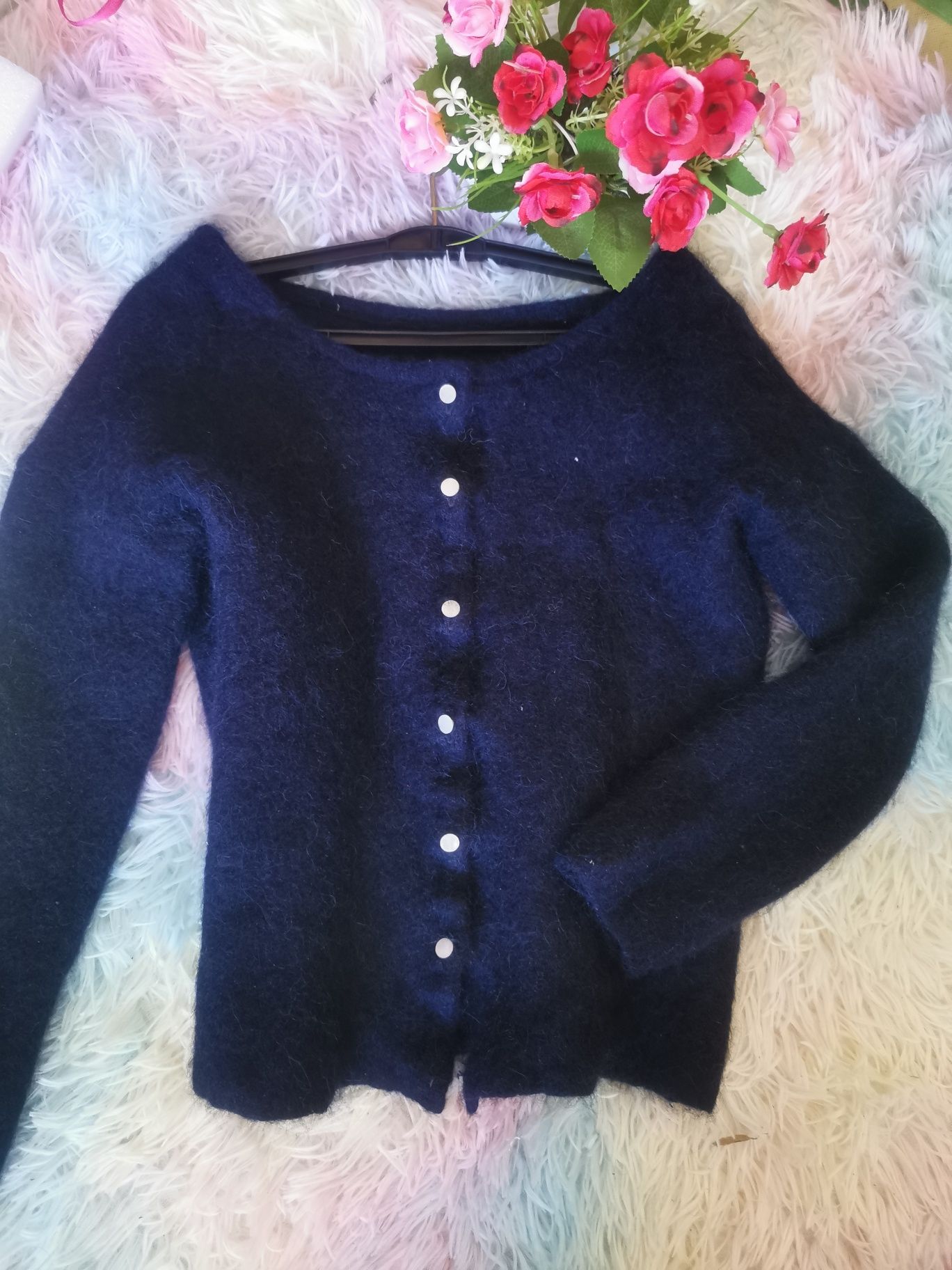 Okazja! Milutki sweter marki Premium - Sezane bolerko narzutka xxs/xs