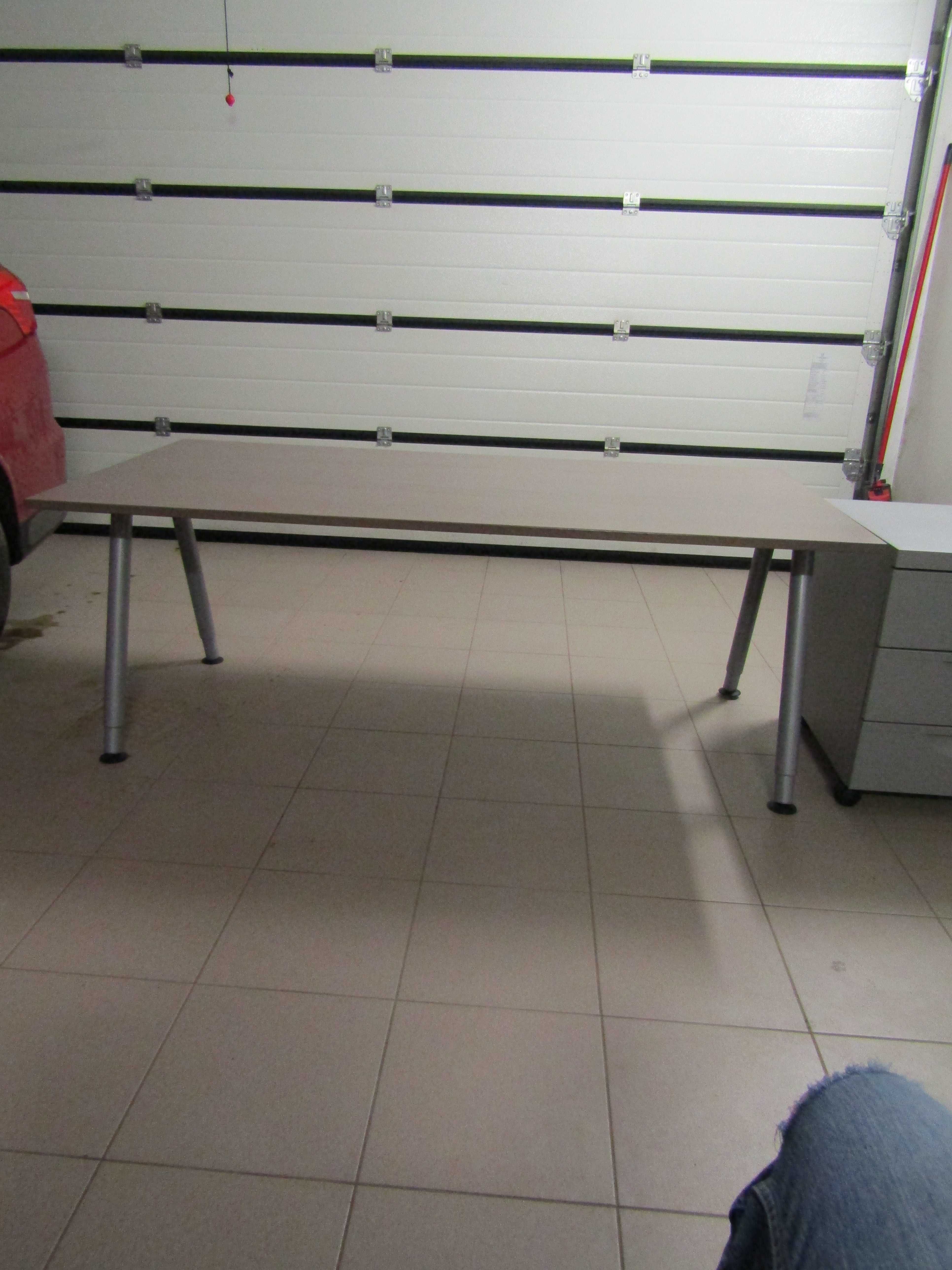 Biurko/stół konferencyjny Ikea Galant 160x80cm Szary