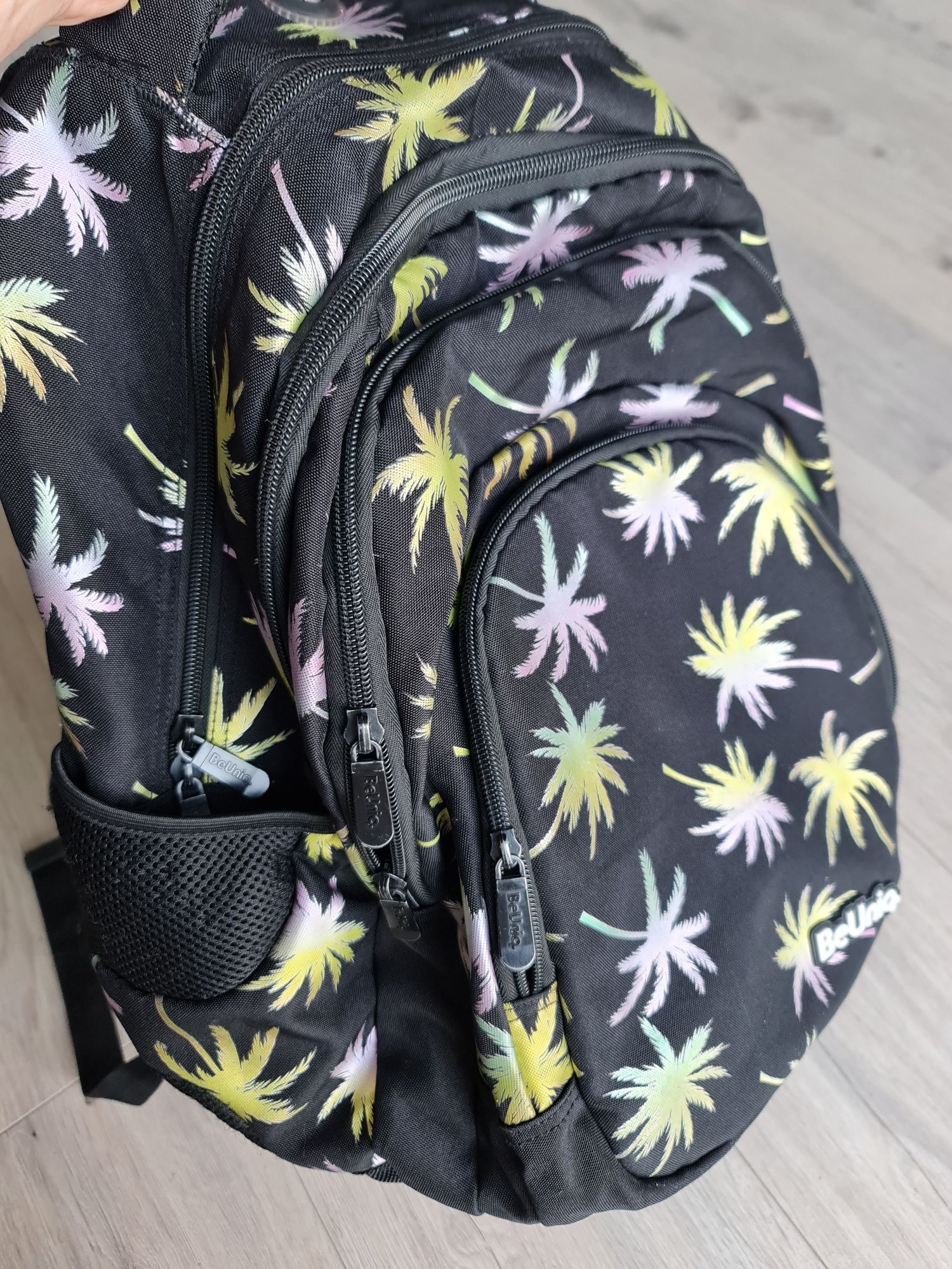 Paso Beuniq Plecak + piórnik 2 sztuki + portfel super stan 3 komorowy