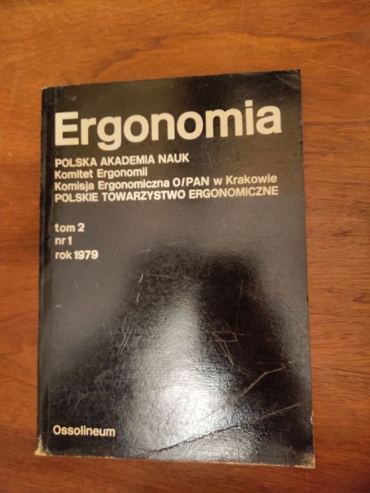 Ergonomia PAN tom 2 nr 1 rok 1979