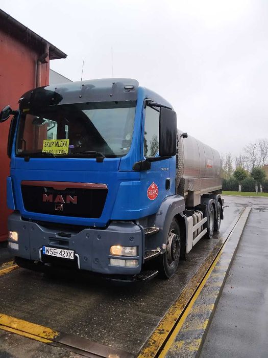 MAN TGS 28.360 EURO5 autocysterna / mleko / pierwszy właściciel