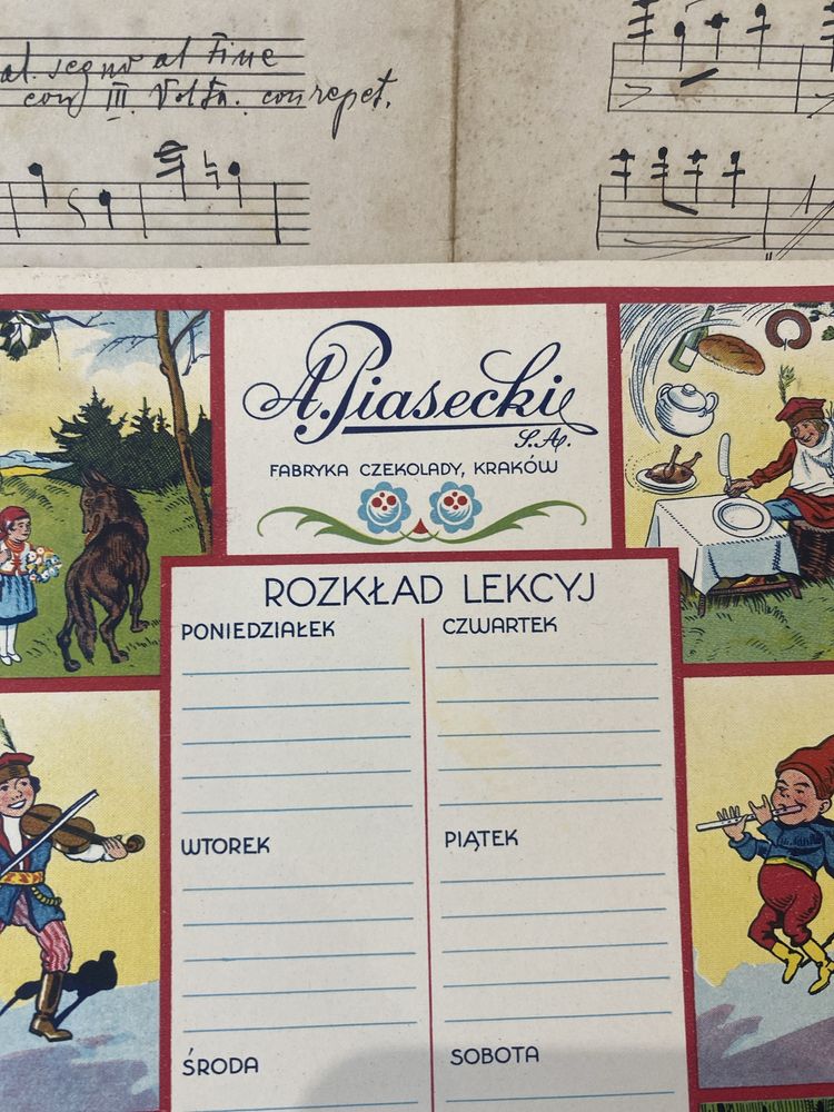 Rozkład lekcji Fabryka czekolady A. Piasecki Kraków