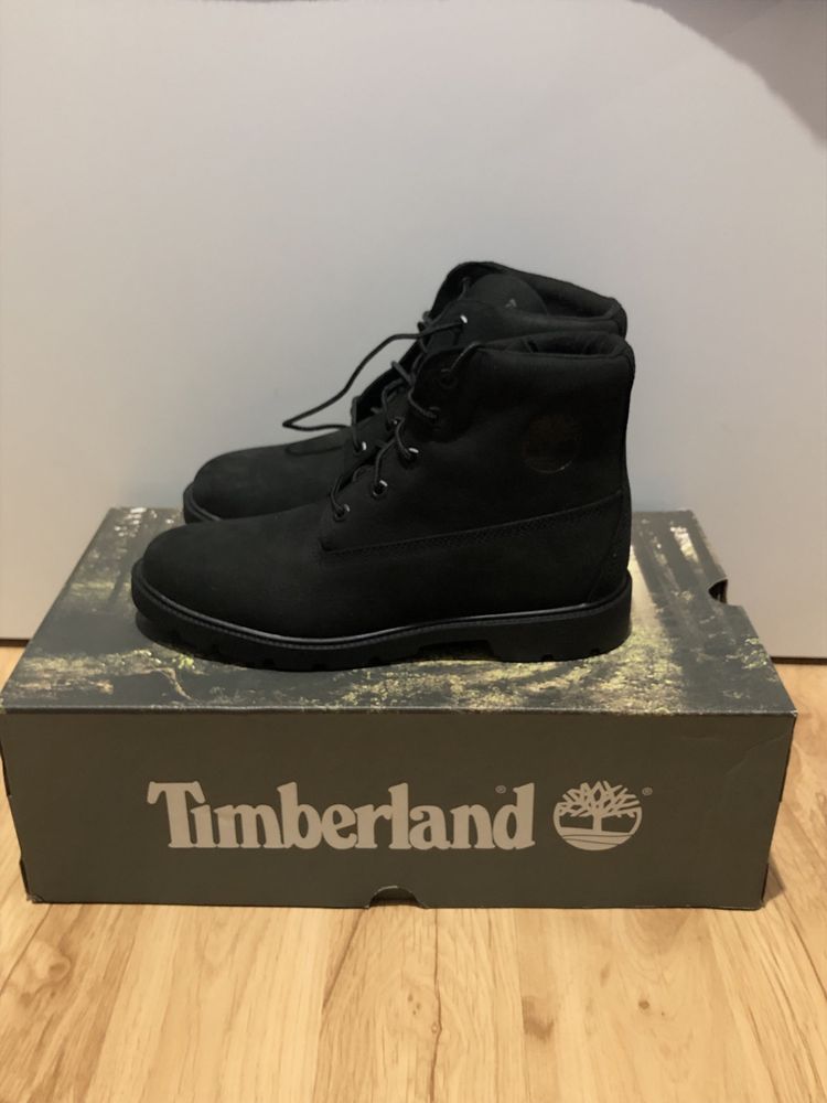 nowe czarne buty Timberland 6 in boot