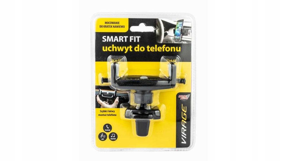 Uchwyt do telefonu na kratkę nawiewu Moje Auto Virage czarny