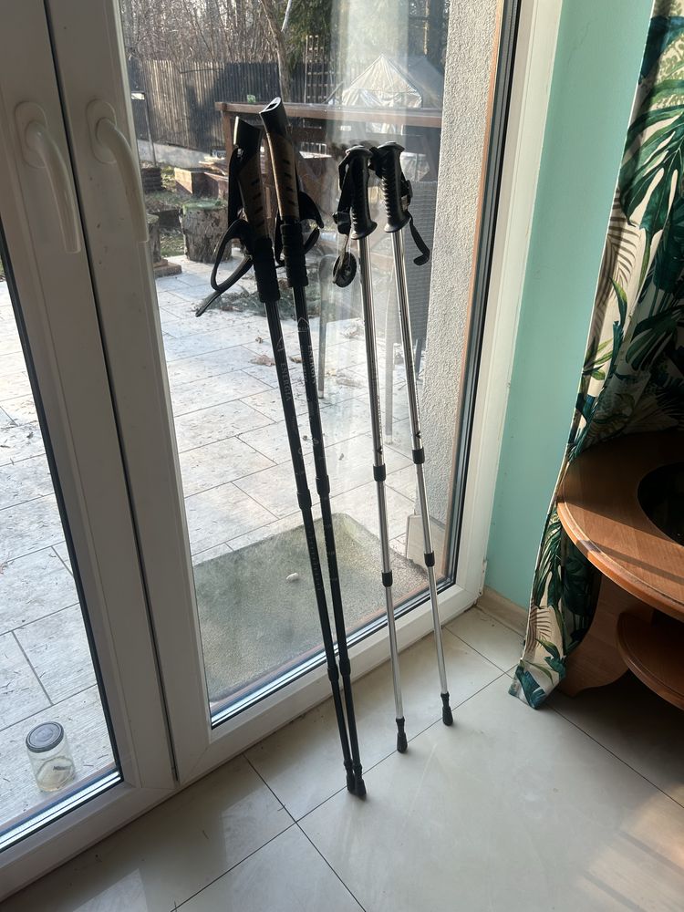 Kijki do nordic walking regulowane aluminiowe