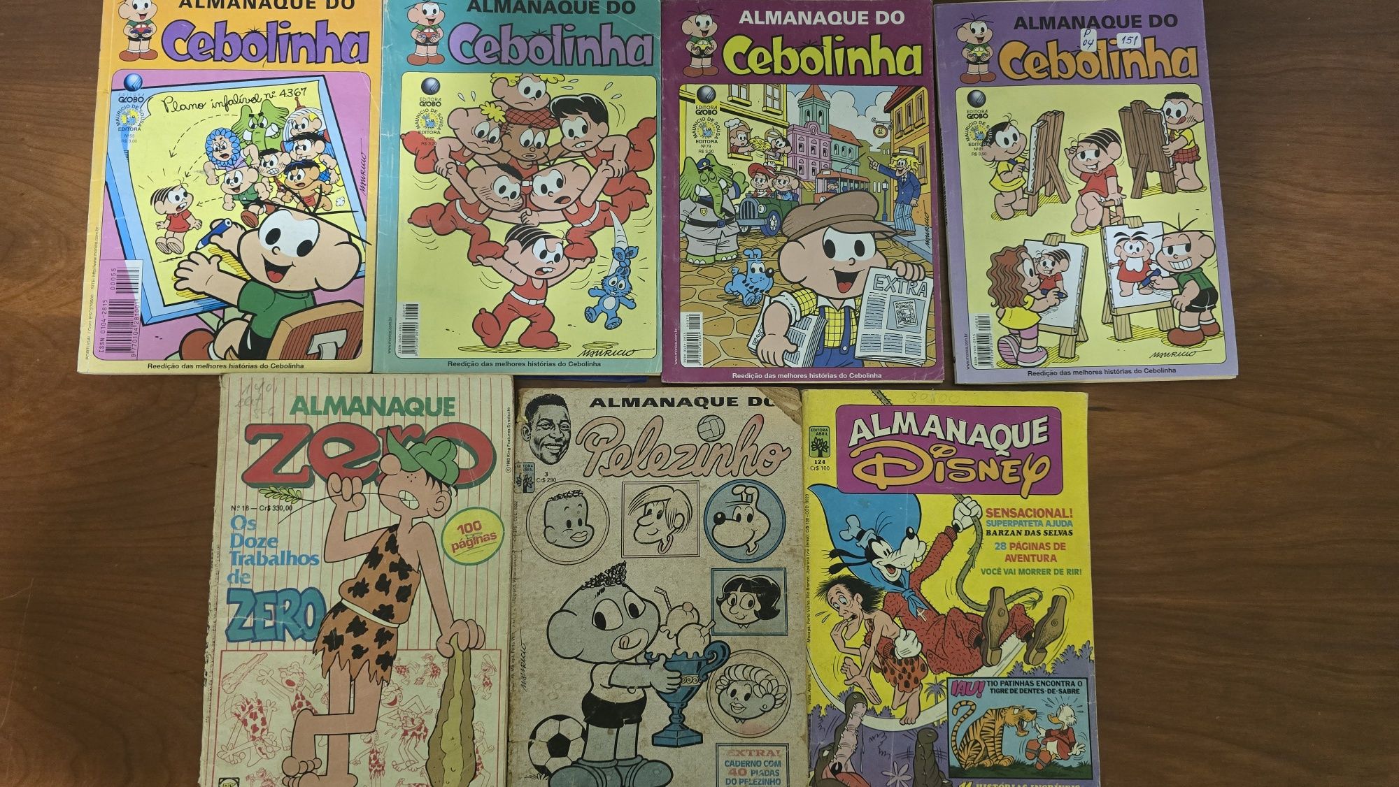 Almanaques Disney, Pelezinho, cebolinha