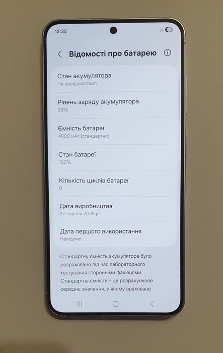 Samsung Galaxy S25 12/256 ГБ – абсолютно новий з штучним інтелектом!