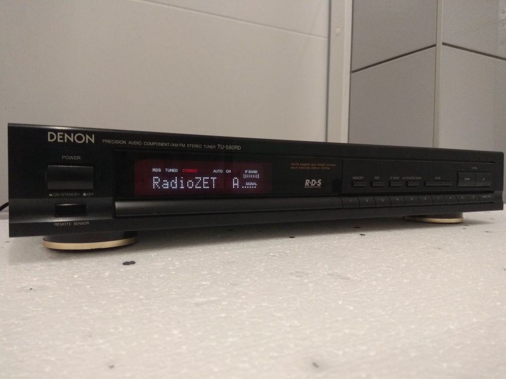 DENON TU-580RD, cyfrowy tuner radiowy stereo HI-FI z RDS. Top model.