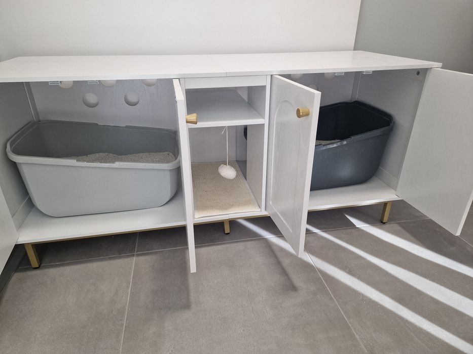 Móvel para wc de gatos