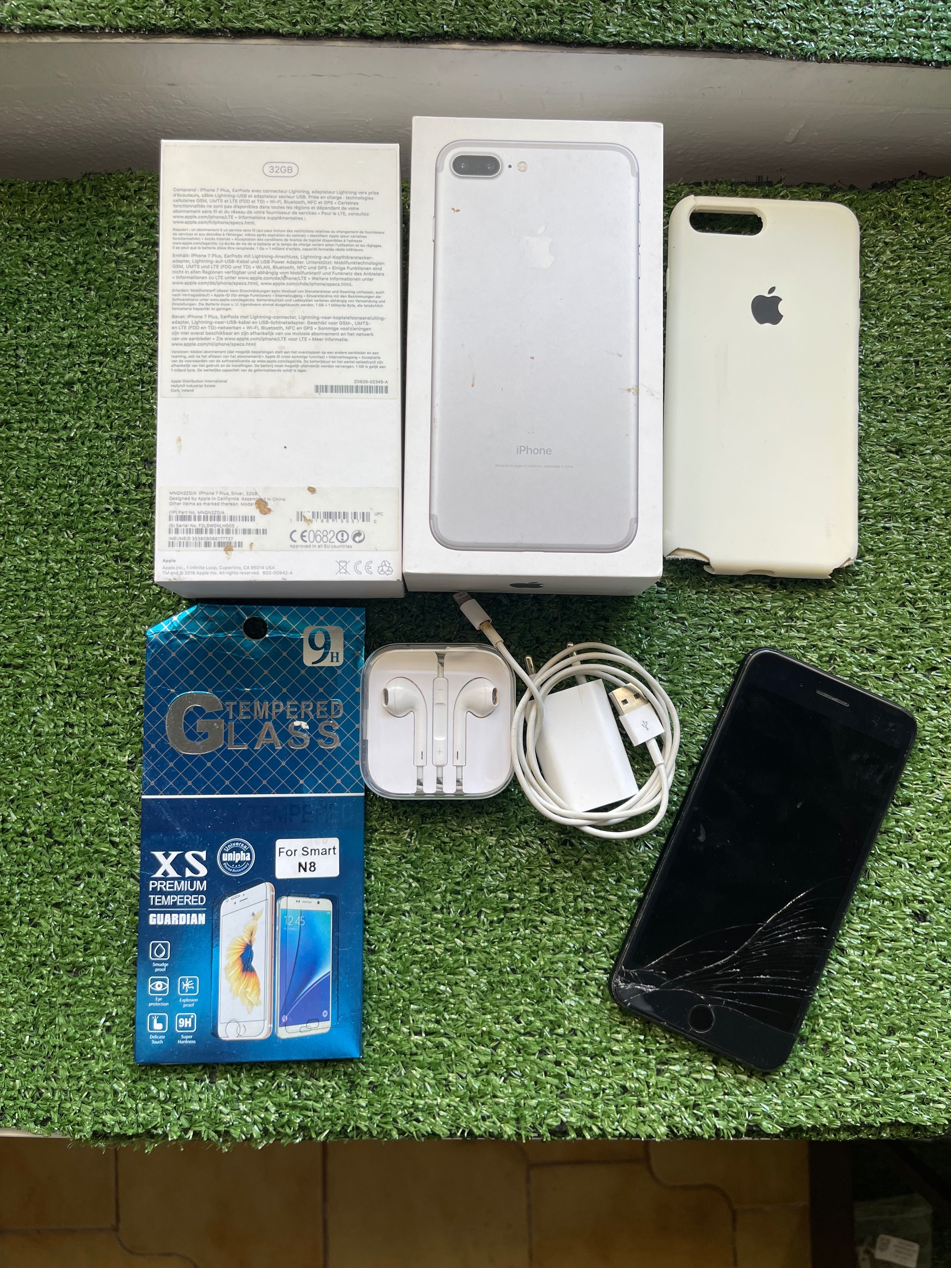 iPhone 7 Plus - Visor arranhado