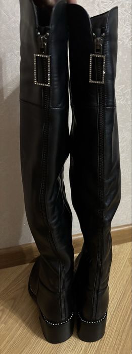 Жіночі зимові (єврозима) шкіряні чоботи