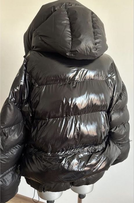 Пуховик овер женский