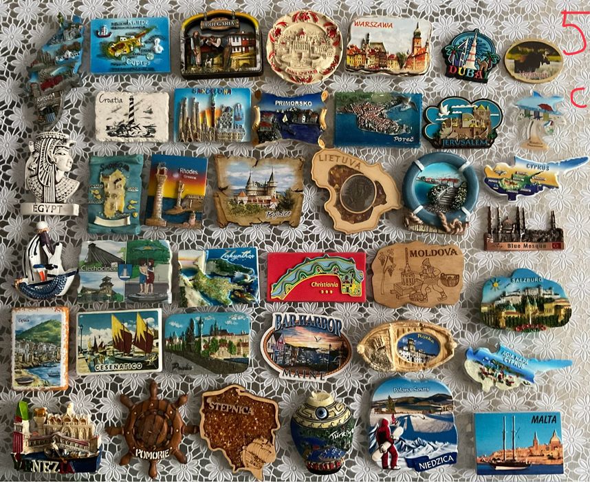 Magnesy na lodówkę