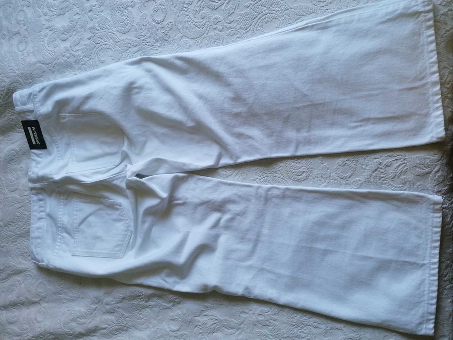 Białe jeansy Dr, Denim XL
