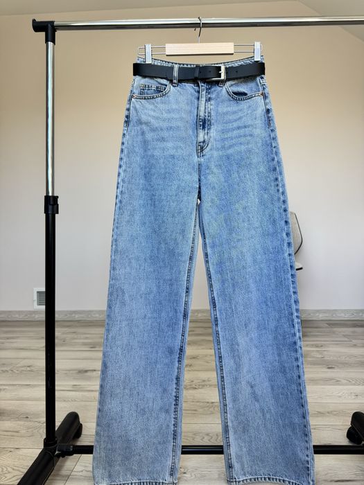 Штани джинси сині палаццо 36 S розмір жіночі