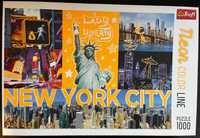 Puzzle 1000 elementów, Neon color line, New York City, Trefl