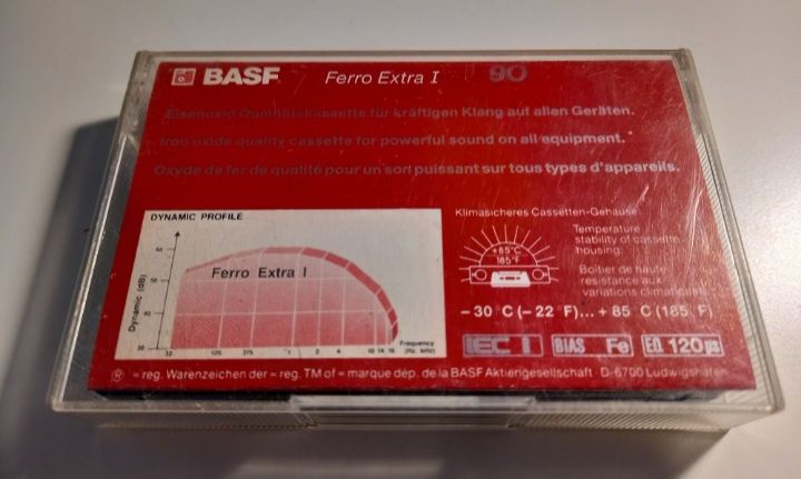 Kaseta Magnetofonowa BASF Ferro Extra I 90