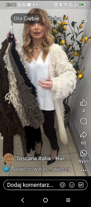 Kardigan,-plaszczyk swetrowy