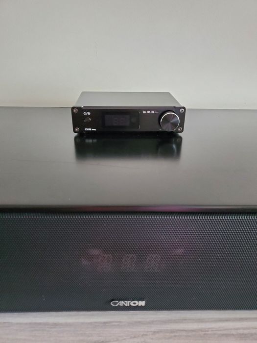 Саундбар Canton DM 8 + ЦАП / Підсилювач S.M.S.L Q5 Pro