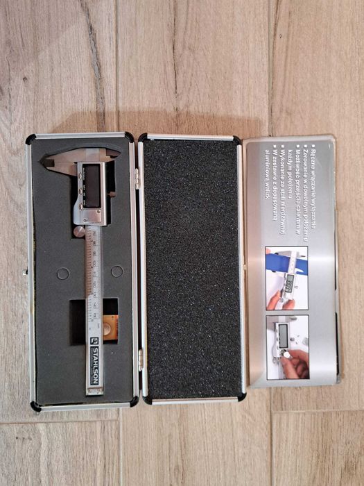 Nieużywana, Suwmiarka elektroniczna cyfrowa 150mm firmy Stahlson,