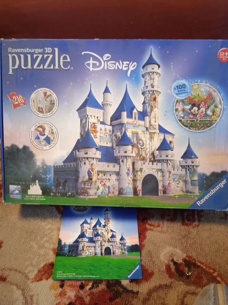 Puzzle Zamek Disney 3D Ravensburger