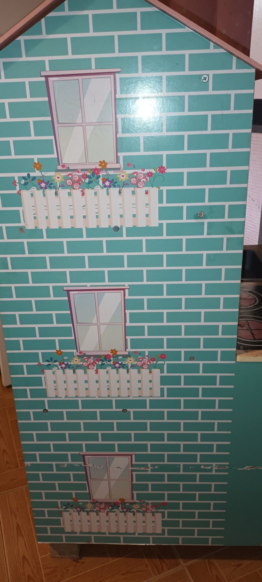Cozinha e casa de boneca 2 em 1