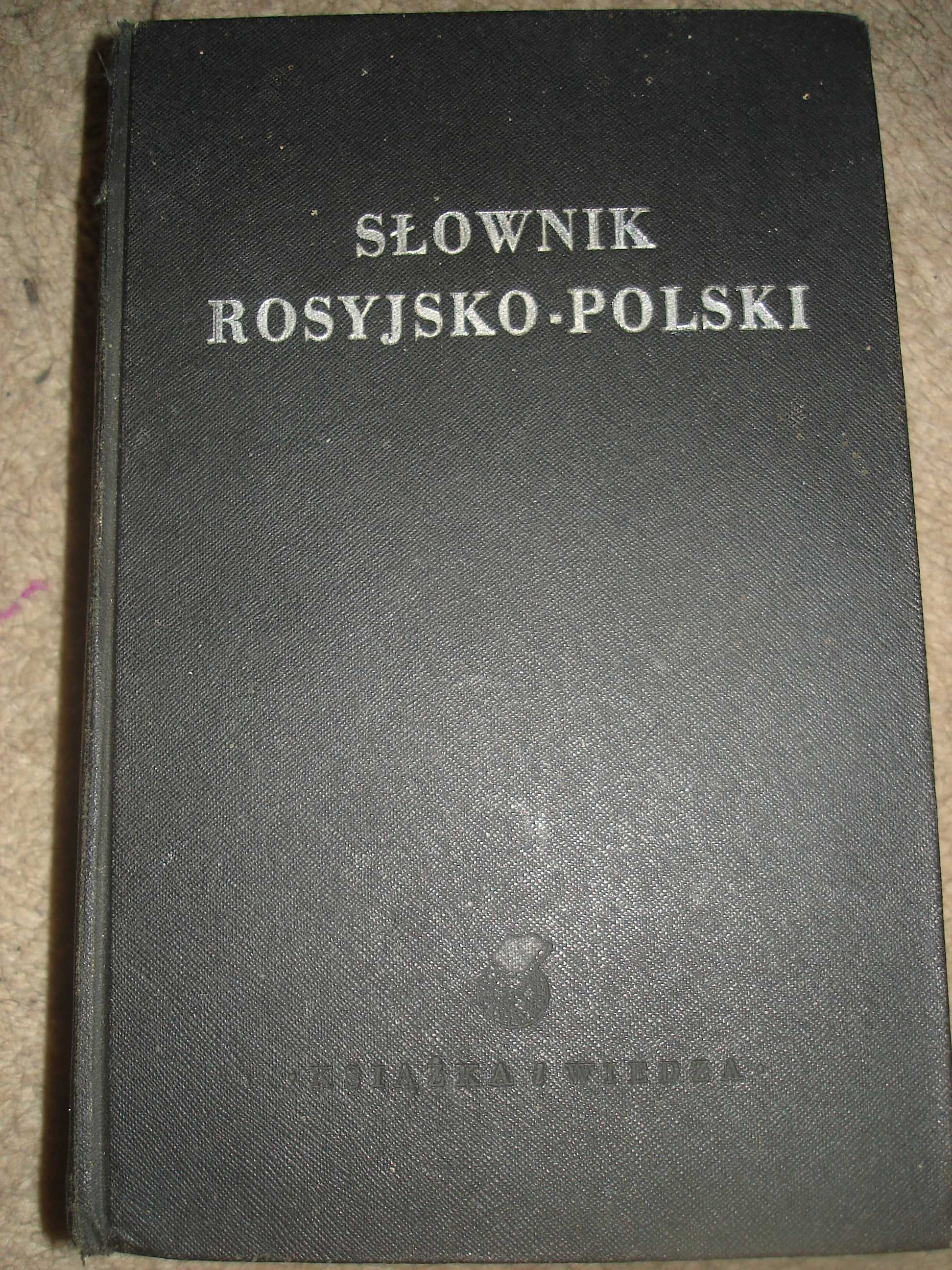 Słownik rosyjsko-polski 1959 rok