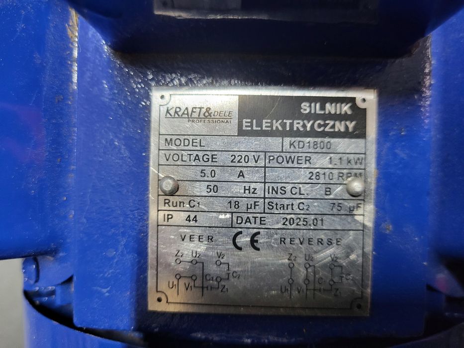 Silnik  elektryczny  220v 1.1kw