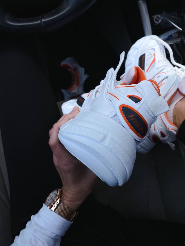 Buty Balenciaga Track White Orange