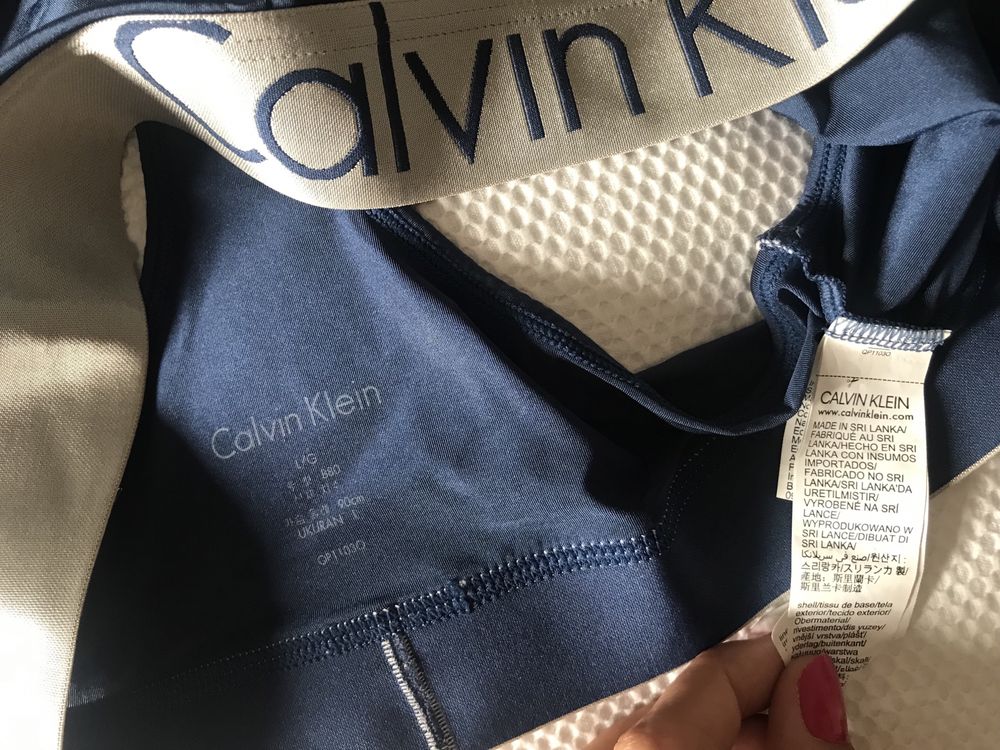 NOVO ETIQUETA conjunto Top (36/L) e boxers (S) Calvin Klein