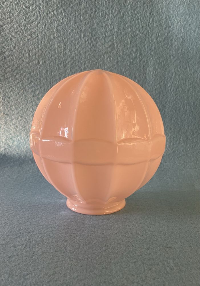 Globo opalino rosa antigo
