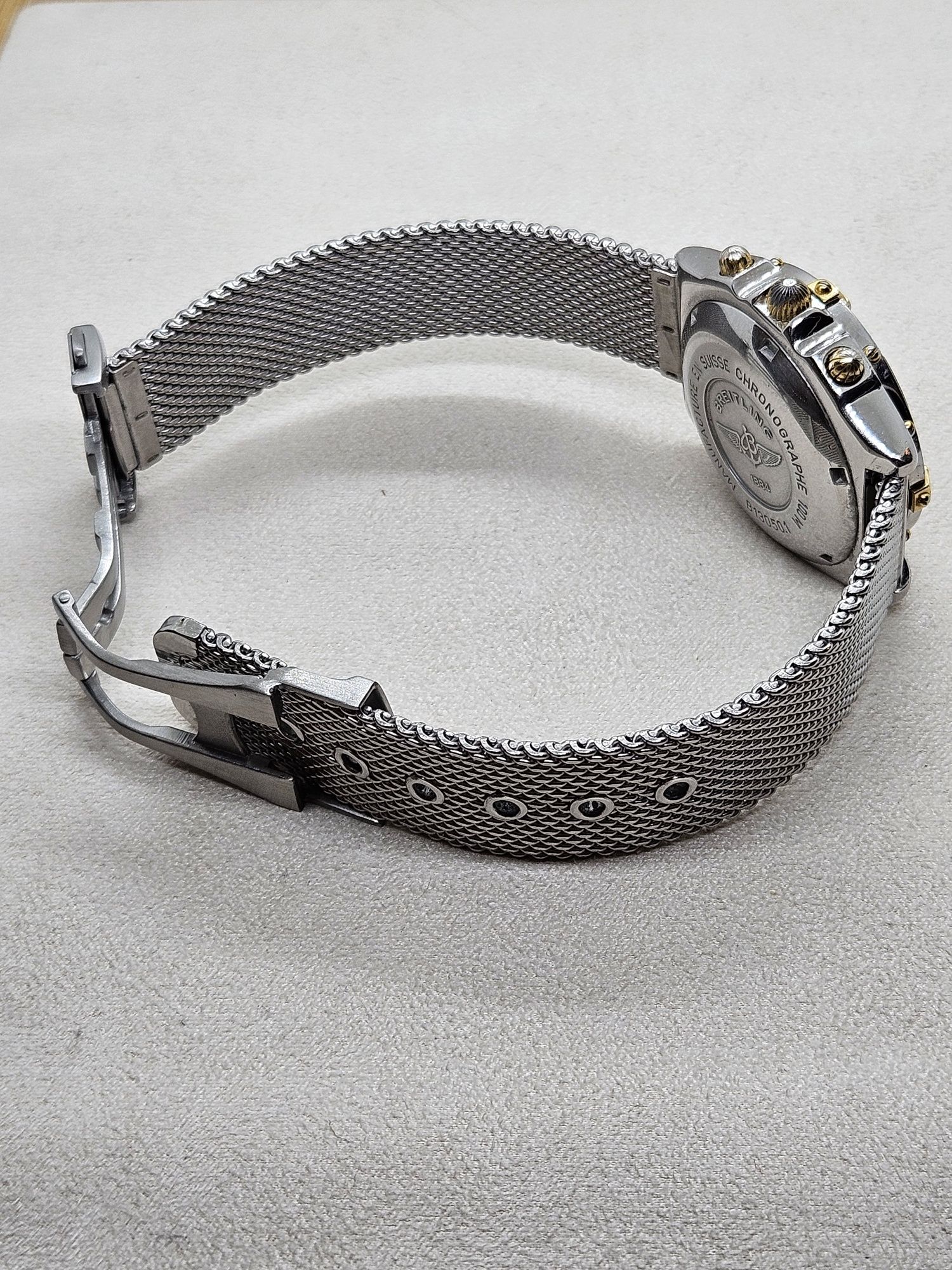 Pasek bransoleta mesh 20mm Motylek jak Seamaster Bond