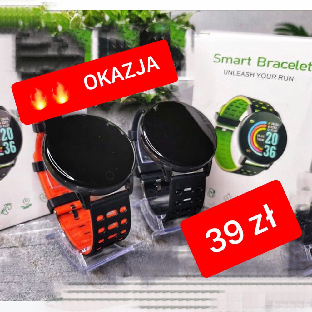 Smartband Smartwatch Zegarek Sportowy