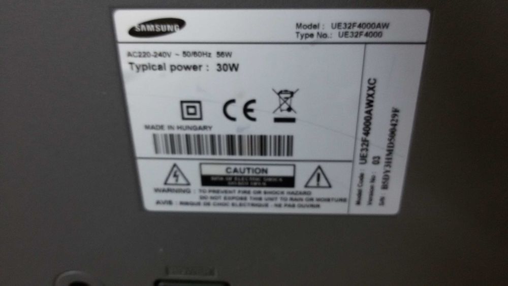 tv led samsung ue32f4000aw 32polgadas  80cm
