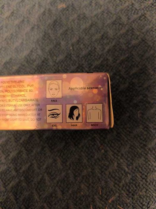 Glitter face e corpo