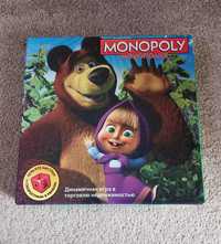 Настольная игра Монополия (классическая), дизайн "Маша и медведь".