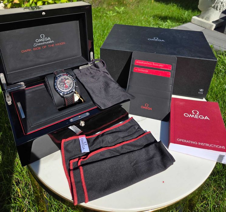 Omega Speedmaster Dark Side of the Moon - team Alinghi - Gwarancja