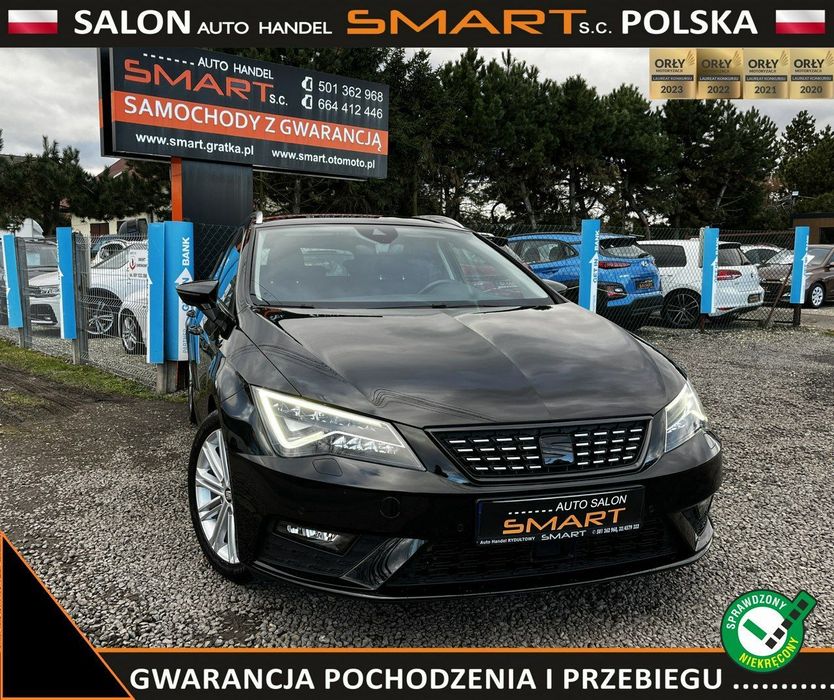 Seat Leon Bezwypadek / Serwis / Kamera / Navi / Full Led