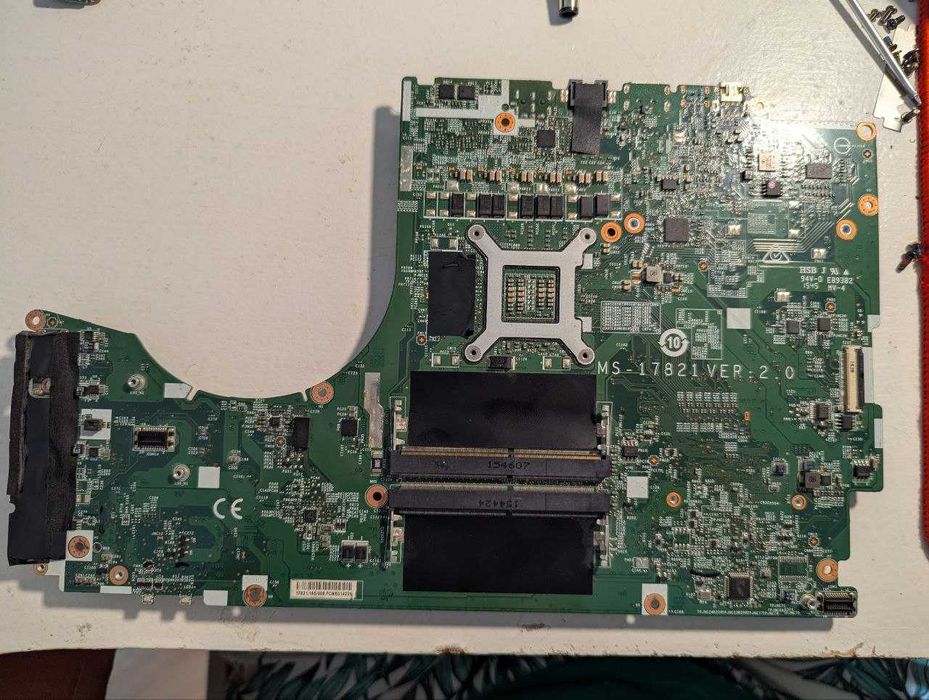 MSI GT72, MS-17821 ver 2.0, материнская плата